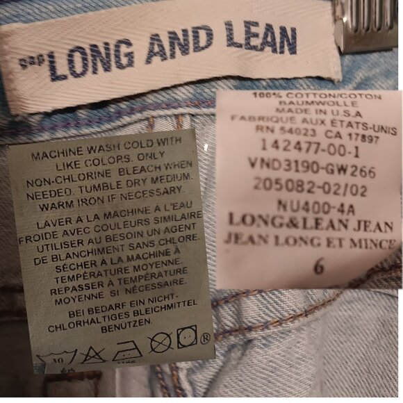 Gap Long and Lean Jeans Size 6 - Picture 5 of 5